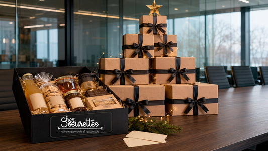 Coffrets gourmands de Noël CSE en Poitou-Charentes : cadeaux salariés et paniers garnis